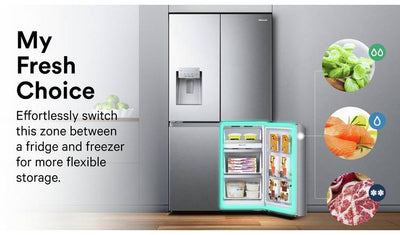 Hisense RQ760N4AIF PureFlat American Fridge Freezer-S/Steel