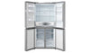 Bush MEMD4S American Fridge Freezer - Stainless Steel
