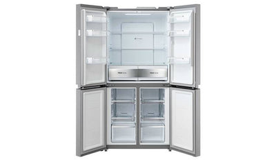 Bush MEMD4S American Fridge Freezer - Stainless Steel