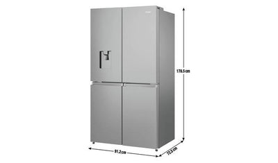 Hisense RQ758N4SWF1 PureFlat American Fridge Freezer-Black