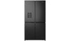 Hisense RQ758N4SWF1 PureFlat American Fridge Freezer-Black