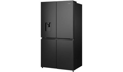 Hisense RQ758N4SWF1 PureFlat American Fridge Freezer-Black