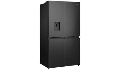 Hisense RQ758N4SWF1 PureFlat American Fridge Freezer-Black