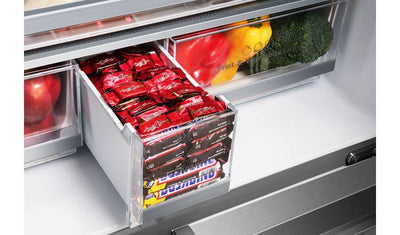 Hisense RQ758N4SWF1 PureFlat American Fridge Freezer-Black