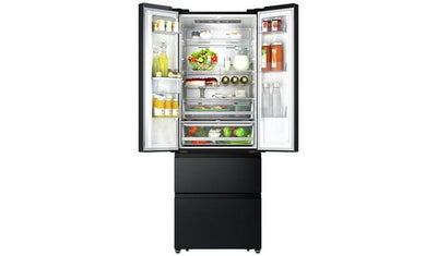 Hisense RF632N4WFF PureFlat American Fridge Freezer-Black