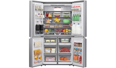Hisense RQ758N4SWI1 PureFlat American Fridge Freezer S/Steel