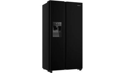 Fridgemaster MS91500IFB American Fridge Freezer - Black