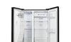 Fridgemaster MS91500IFB American Fridge Freezer - Black