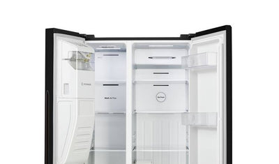 Fridgemaster MS91500IFB American Fridge Freezer - Black
