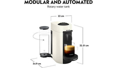 Nespresso Vertuo Plus Pod Coffee Machine by Magimix - White