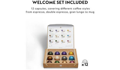 Nespresso Vertuo Next Pod Coffee Machine Bundle Magimix Grey