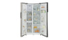 Bush MESBSX20 American Fridge Freezer - Stainless Steel