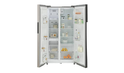 Bush MESBSX20 American Fridge Freezer - Stainless Steel