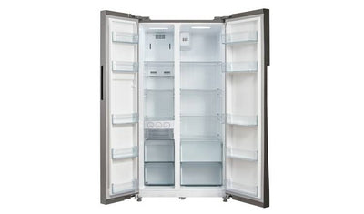 Bush MESBSX20 American Fridge Freezer - Stainless Steel