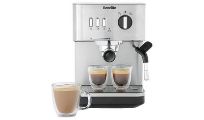 Breville VCF149 Bijou Espresso Coffee Machine - Silver