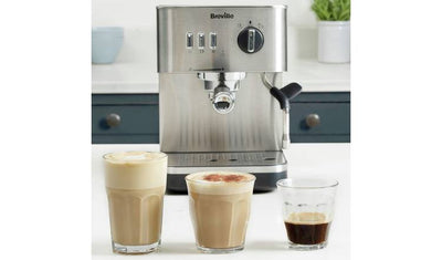 Breville VCF149 Bijou Espresso Coffee Machine - Silver