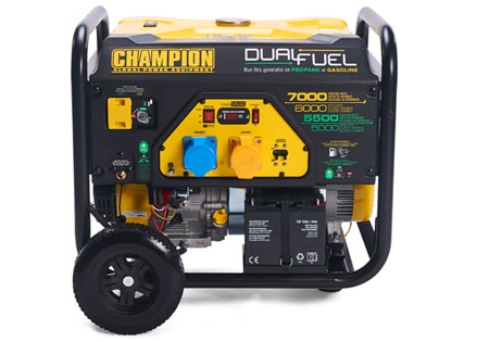 Champion CPG7500E2-DF 7000W Open Frame Dual Fuel Generator