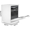 Bosch Series 2 13 Place Settings Freestanding Dishwasher - White
