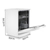 Bosch Series 2 12 Place Settings Freestanding Dishwasher - White
