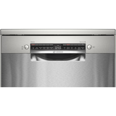 Bosch Series 4 13 Place Settings Freestanding Dishwasher - Silver