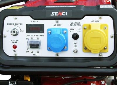 Senci SC4000-II 3.8kW Electric Start Frame Mounted Petrol Generator