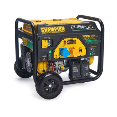 Champion CPG7500E2-DF 7000W Open Frame Dual Fuel Generator