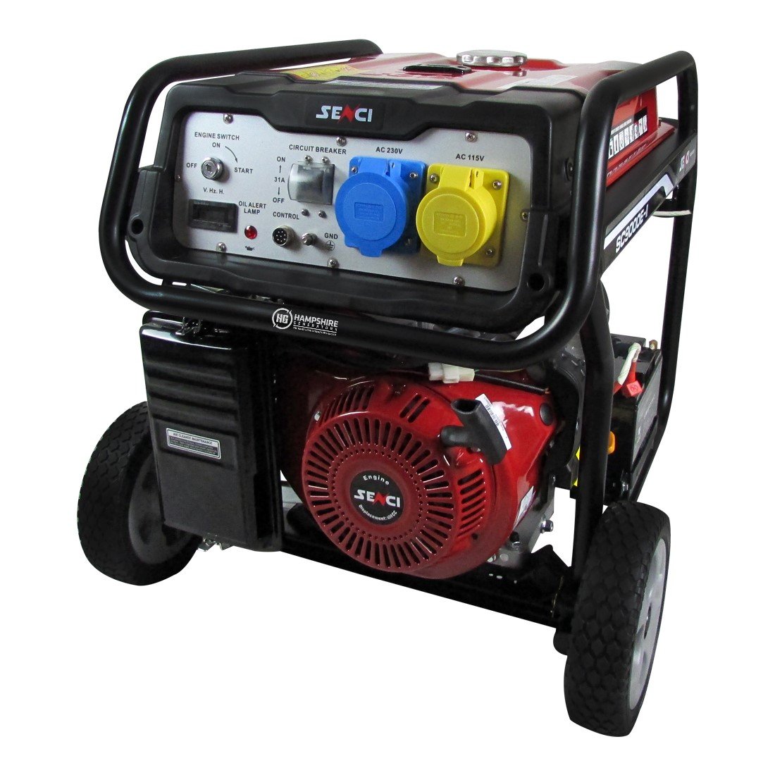 Senci SC9000-II 8kW Electric Start Frame Mounted Petrol Generator