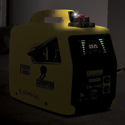 Champion 82001i-E-DF 2000W Dual Fuel Inverter Generator