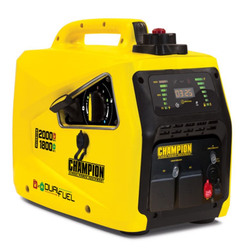Champion 82001i-E-DF 2000W Dual Fuel Inverter Generator