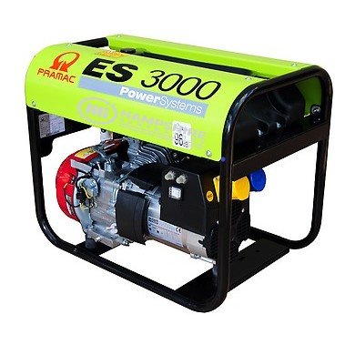 Pramac ES3000 2.6kw 230V / 110V Long Run Petrol Generator