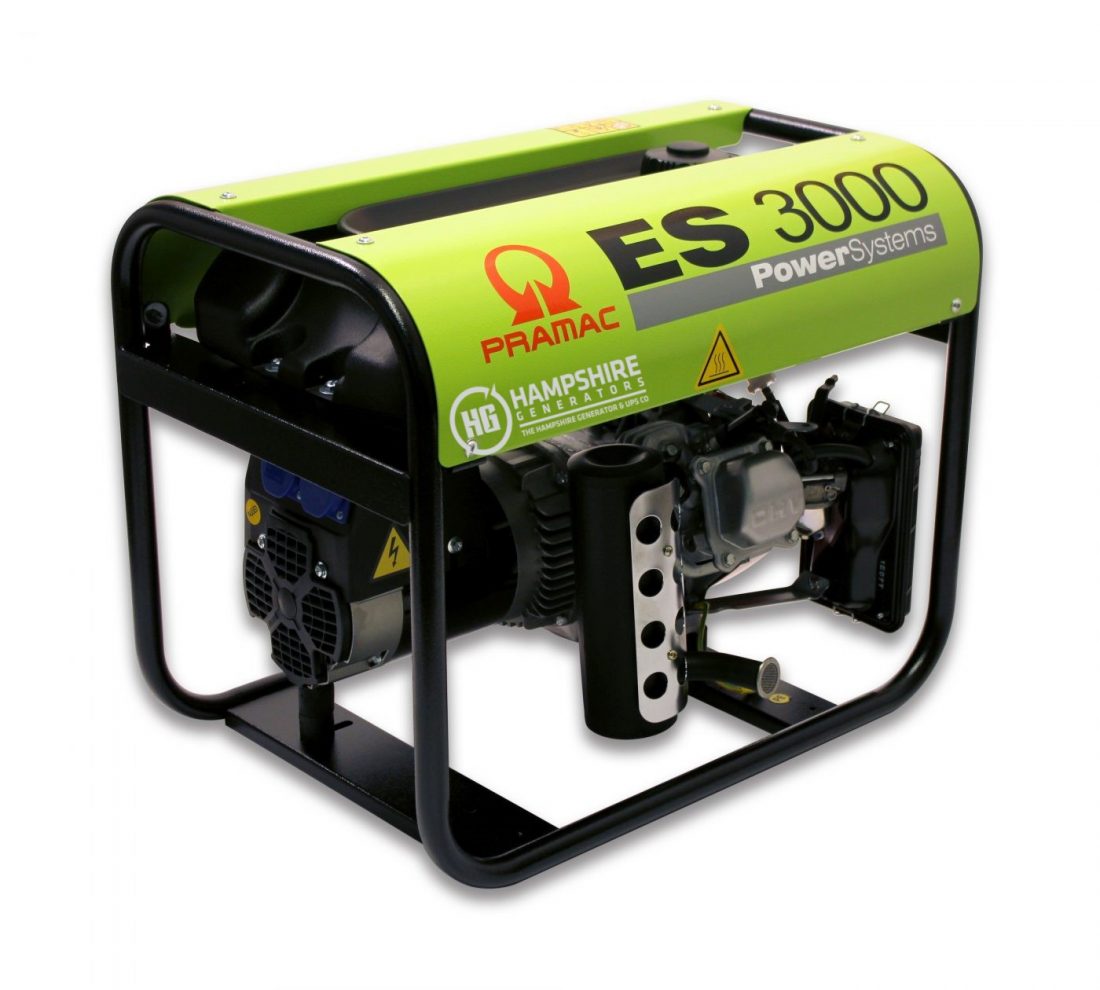 Pramac ES3000 2.6kw 230V / 110V Long Run Petrol Generator