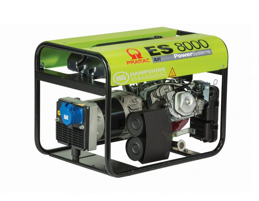 Pramac ES8000 6.4kw 230V Long Run Petrol Generator Recoil Start