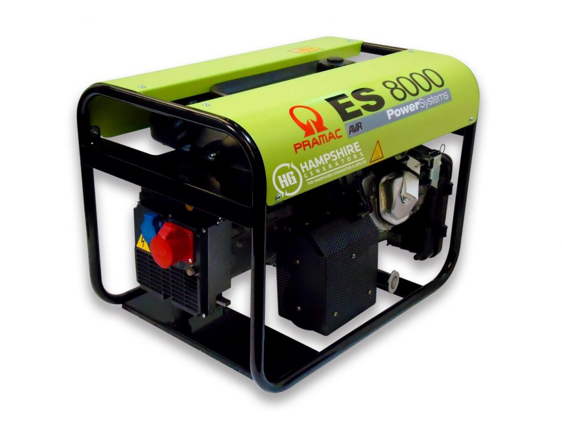 Pramac ES8000 400V AVR Three Phase 6kw Petrol Generator