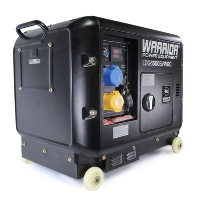 Warrior LDG6500SVWRC 5500 Watts Diesel Generator Wireless Remote