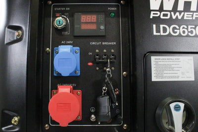 Warrior LDG6500SV3WRC 5.5KW Diesel Generator 3 Phase Wireless Remote